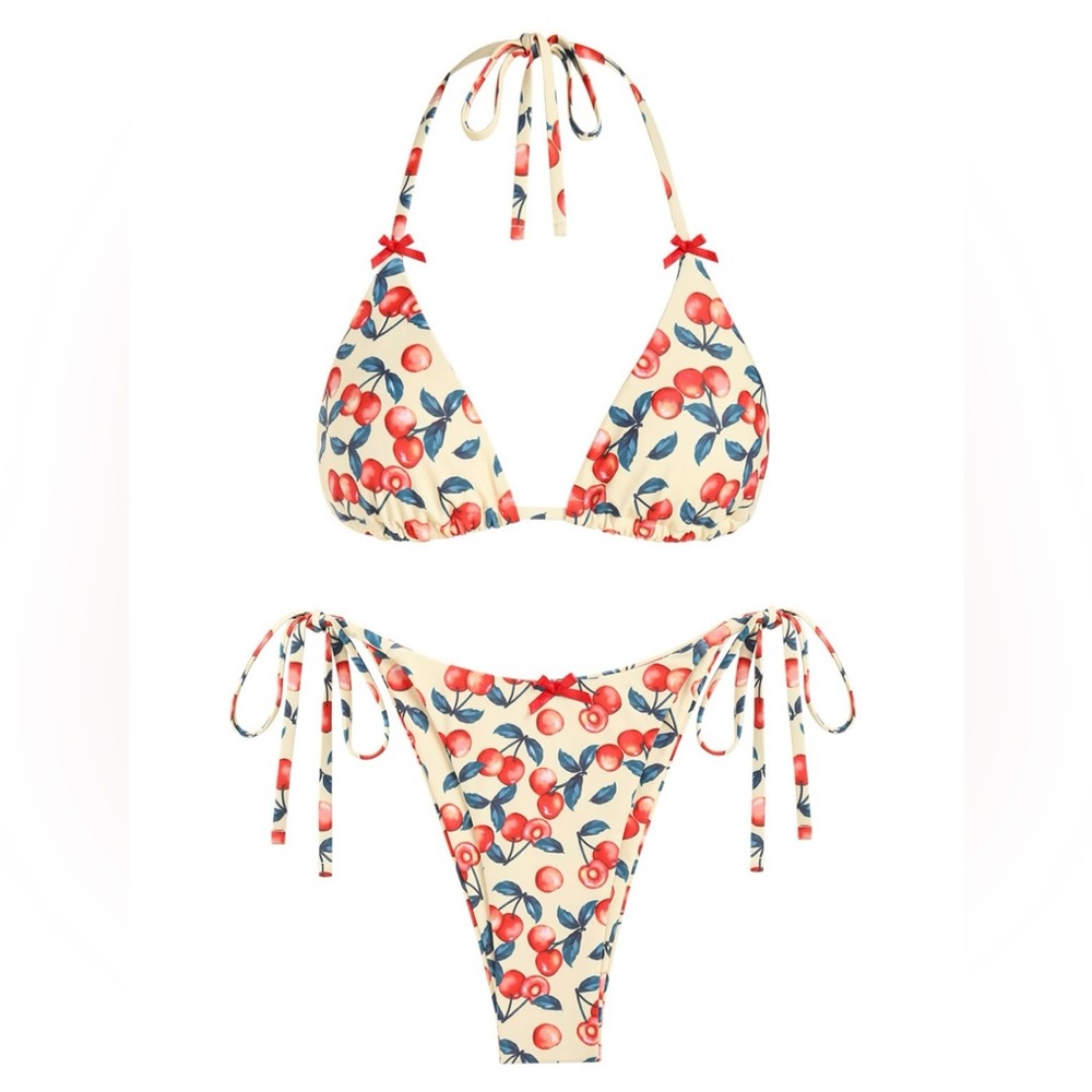 Zaful Cherry Print Bikini